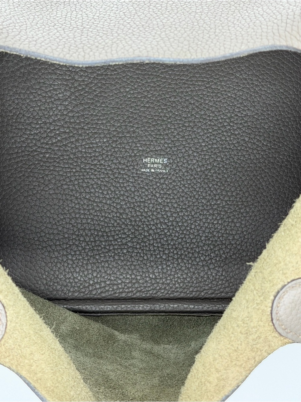 Hermes Picotin 22 Taupe Leather Tote Bag with Lock Detail (FULL SET) - Picture 7 of 14